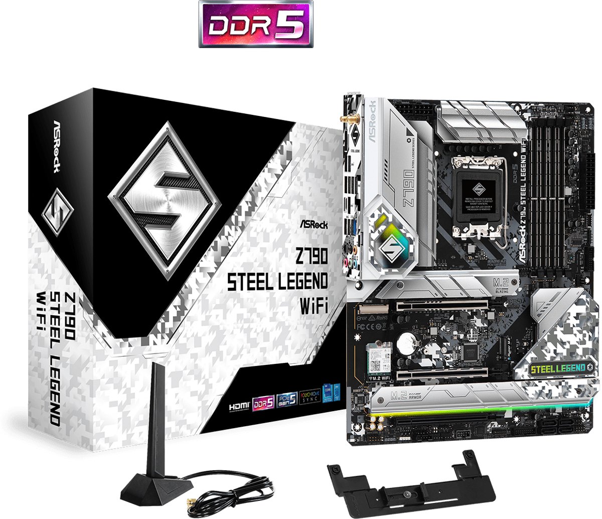 Asrock Z790 Steel Legend WiFi Intel Z790 LGA 1700 ATX