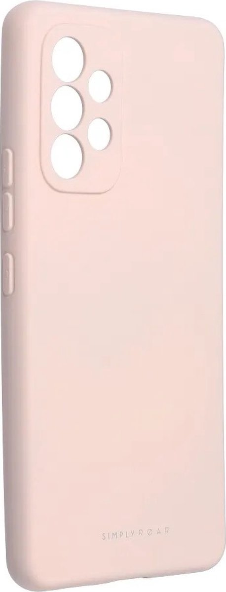 Roar Space Siliconen Back Cover hoesje Samsung Galaxy A53 - Roze