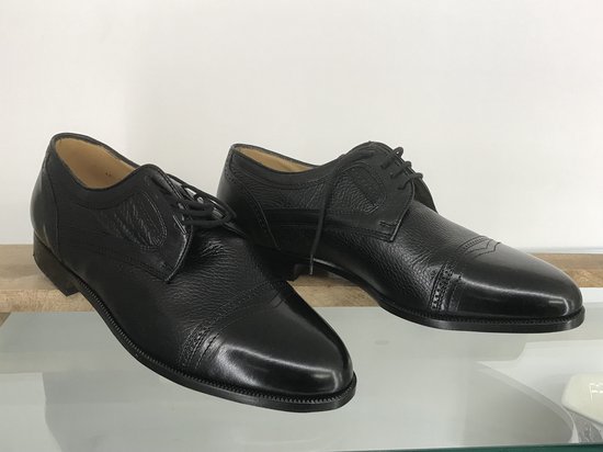 Ambiorix - Paddock - zwart leren - Maat 44,5 - heren schoenen - classy -  trendy -... | bol