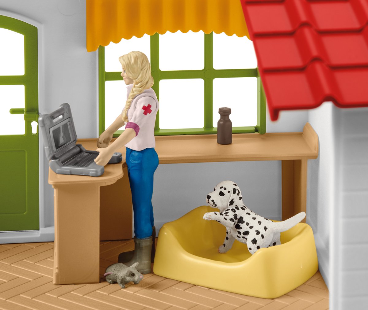 schleich FARM WORLD Speelfigurenset - Dierenarts Praktijk en Huisdieren - Kinderspeelgoed - vanaf 5 jaar - 27 Onderdelen - 42502 — afbeelding 7