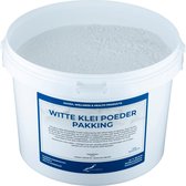 Witte klei poeder pakking 1 kg - 100% natuurlijk - voor klei masker en lichaamspakking