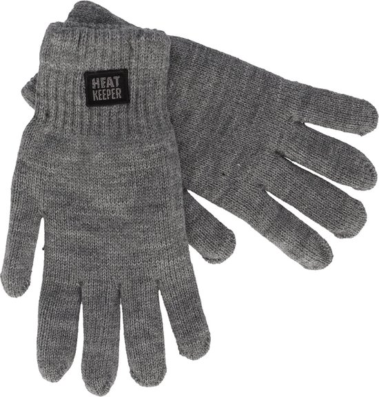 Gebreide thermo vingerloze converterhandschoenen voor dames - Paars