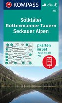 KOMPASS WK-Set 223 Wandelkaart Sölktäler, Rottenmanner Tauern, Seckauer Alpen (2 Karten) 1:55.000