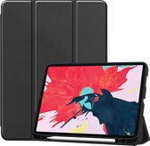 Mobigear Tablethoes geschikt voor Apple iPad Pro 11 Inch (2022) Hoes | Mobigear Tri-Fold Gel Bookcase + Stylus Houder - Zwart