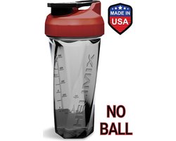 Helimix Vortex Shaker beker Rood - 828ml - Geen blending bal of garde nodig - Beste draagbare pre-workout wei-eiwit fitness beker - Mixt Cocktails, Smoothies en Shakes - Bidon is vaatwasserbestendig