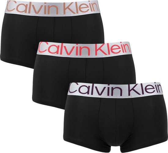 Calvin Klein reconsidered steel 3P microfiber lowrise boxer trunks