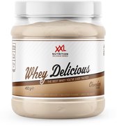 XXL Nutrition - Whey Delicious - Chocolade - Wei Eiwitpoeder met BCAA & Glutamine, Proteïne poeder, Eiwit shake, Whey Protein - 450 gram