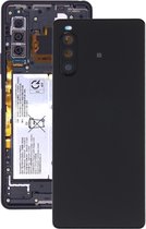 Originele batterij -achterkant met vingerafdruk voor Sony Xperia 10 II (zwart)