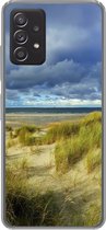 Geschikt voor Samsung Galaxy A53 5G hoesje - Noordzee - Vlieland - Duinen - Siliconen Telefoonhoesje