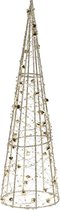 Kerstboomverlichting Kegel - LED - figuur - kerstboom - 80 cm - goudkleurig