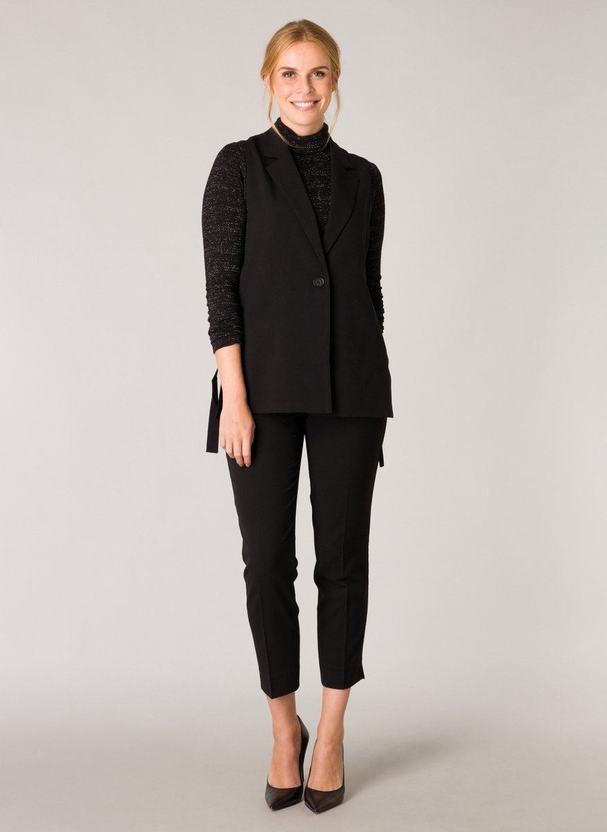 YEST Charlotte Blazer - Black - maat 48