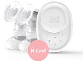 Vulpes BabyCare® Borstkolf Kolfapparaat - Dubbele Elektrische Borstkolf met nachtlamp - Oplaadbare accu - Draagbaar - BPA-Vrij - Incl. 60 moedermelkbewaarzakjes - PRO versie