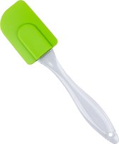 Siliconen Spatel - Groen - 22,5 cm - Deegschraper Kunststof - Siliconen Pannenlikker - Siliconen Bakspatel