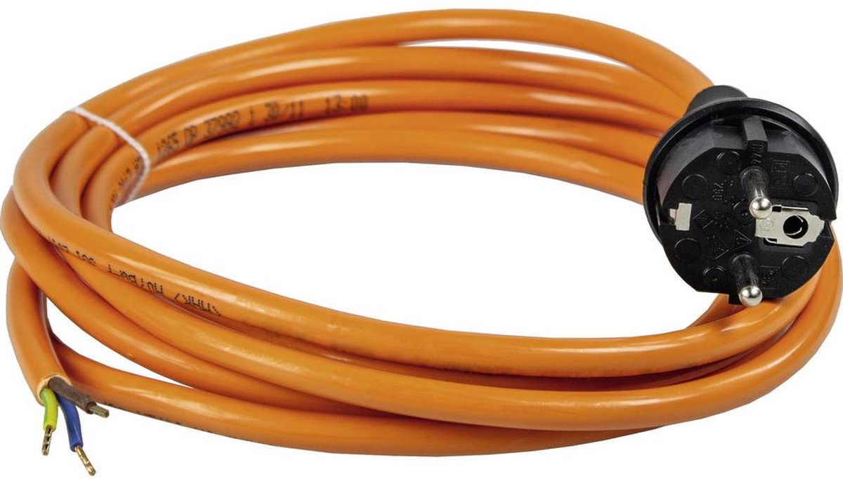 70909 Aansluitkabel PUR 230V/16A IP44 H07BQ-F 3x1.5 oranje 3m 70909 Aansluitkabel PUR 230V/16A IP44 H07BQ-F 3x1.5 oranje 3m