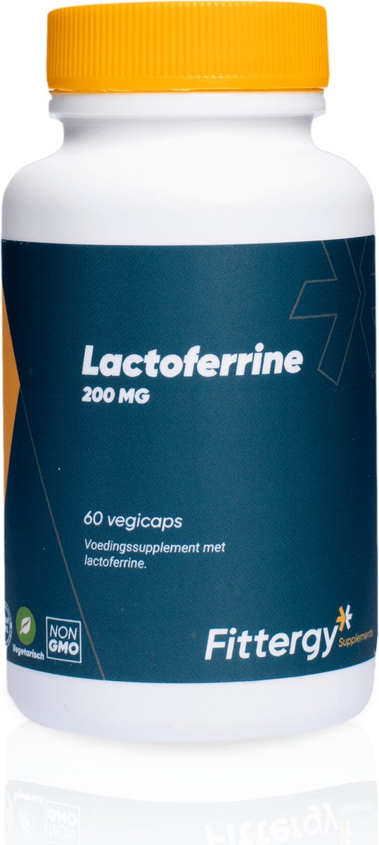 Goedkoopste Fittergy Supplements - Lactoferrine 200 mg - 60 vegicaps - Vitaminen - voedingssupplement
