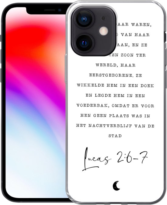 HEM Apple iPhone 12 / 12 Pro Hoesje - Transparant - Siliconen - Back c - Hoezenspecialist.nl