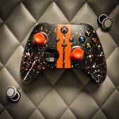 Afslag11 . Custom behuizing geschikt voor de Xbox X/S controller - 'Midnight Convoy Orange'