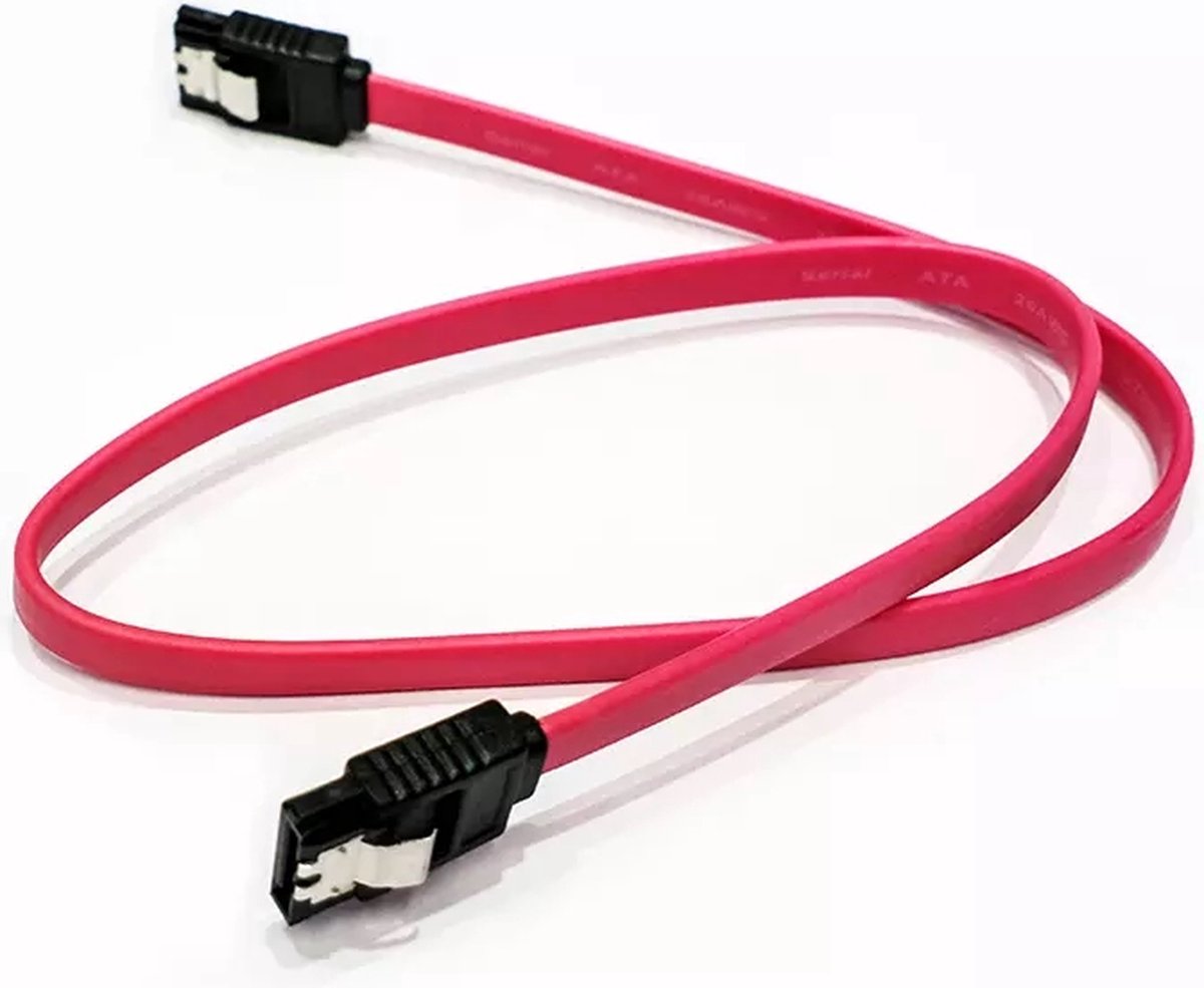 SATA kabel - 40cm SATA-kabel - Rood 1 + 1 Gratis