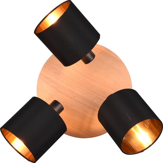Reality LÜSTER Kroonluchter Zwart, 3-lichts
