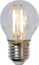 Lucid LED BULB - Lampe à incandescence - Ø 4,5 cm - LED Dim. - E27 - 1x4W 2700K - Transparent