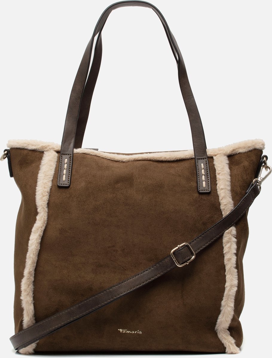 TAMARIS Schoudertas 'BERNADETTE' in Cognac | ABOUT YOU