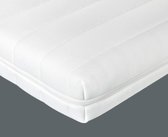 Topper matras 180x200 cm - koudschuim - comfort plus tijk - topdekmatras - 5 cm hoog - Gemiddeld