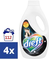 Dreft Dark Laundry - 4 x 1,82 l (112 lavages) - Détergent - Pack Dreft
