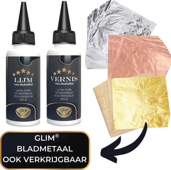 Glim® Lijm voor bladmetaal - Deco Primer - Bladgoud lijm - Luxe Spuitfles -  Decolijm... | bol.com
