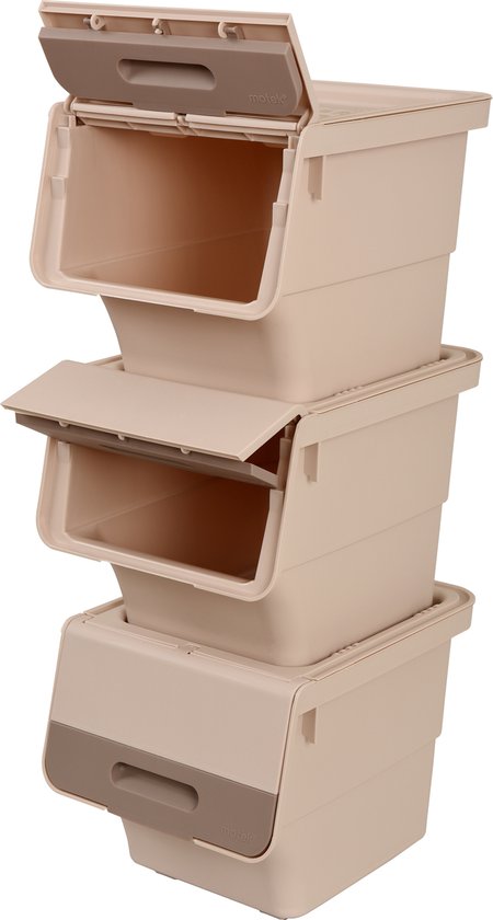 Really Useful Box opbergkoffer op wieltjes 64 l, zwart