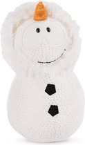 Pluche figuur sneeuwpop Snowbert 18 cm GREEN