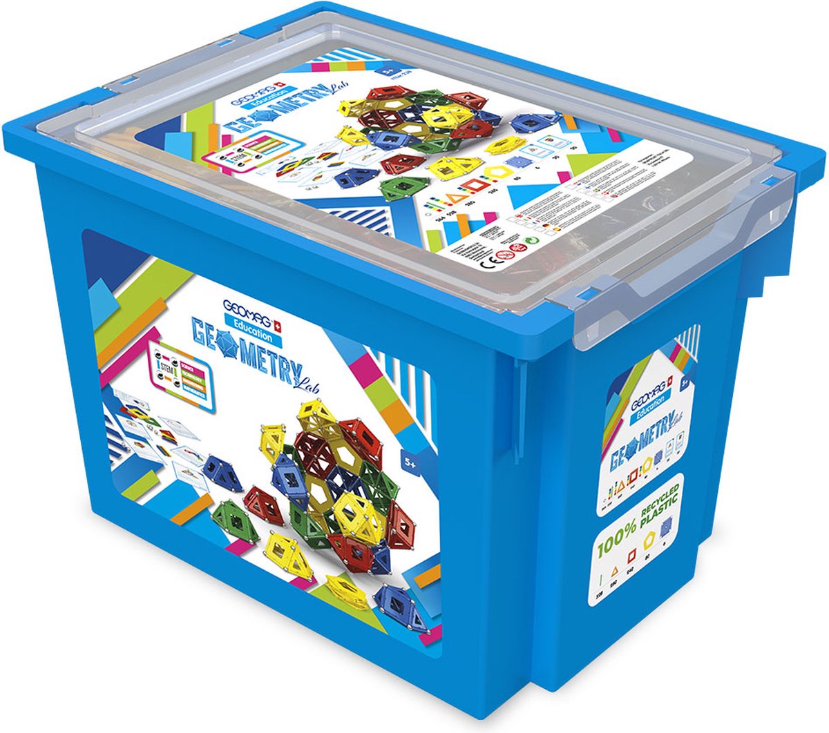 Geomag Geomag Education Geometry Lab Recycled - LARGE 1439pcs.