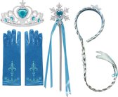 Princesse Habille des vêtements Fille- Frozen-Tiara-Baguette magique- Gants pour avec ta robe Elsa-Couronne