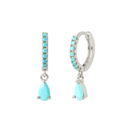 Pendants D'oreilles En Argent - Occasion, Fabrication France, Couleur Argenté