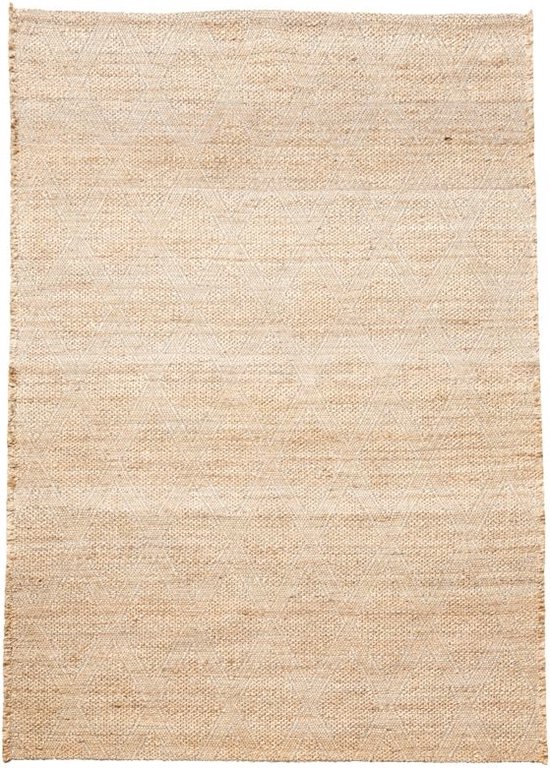 Vloerkleed 200x300 Cm Crème Minimalistisch Gestreept Tapijt - 200x300 Cm | Zachte Vloerkleed Voor Woonkamer, Slaapkamer Of Balkon Zacht Vloerkleed 200x300