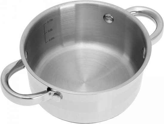 Kinghoff 4340 - kookpan met deksel - 12 cm - minipan