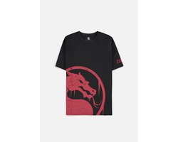 Mortal Kombat - Dragon Logo Heren Tshirt - XL - Zwart