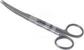 Chirurgische schaar SP/SP gebogen Lengte: 20 cm Medipharchem - RVS - Spitse gebogen punt - Spits / Spits gebogen