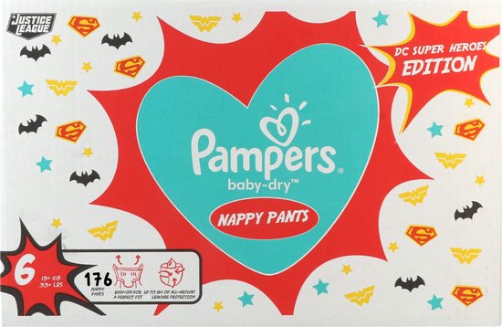 4x Pampers Baby Dry Luierbroekjes Maat 4 (9-15 kg) 27 stuks