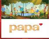 merci chocoladerepen met opschrift "papa" - merci Finest Selection - 250g