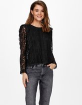 ONLY ONLKARO L/ S LACE TOP WVN T-shirt Femme - Taille XS