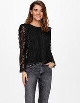 ONLY ONLKARO L/S LACE TOP WVN Dames Top - Maat XS