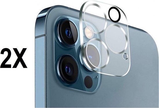 Screenz® - Camera lens protector geschikt voor iPhone 13 Pro / 13 Pro Max - Screenprotector - Beschermglas - Glasplaatje geschikt voor iPhone 13 Pro / iPhone 13 Pro Max - 2 stuks