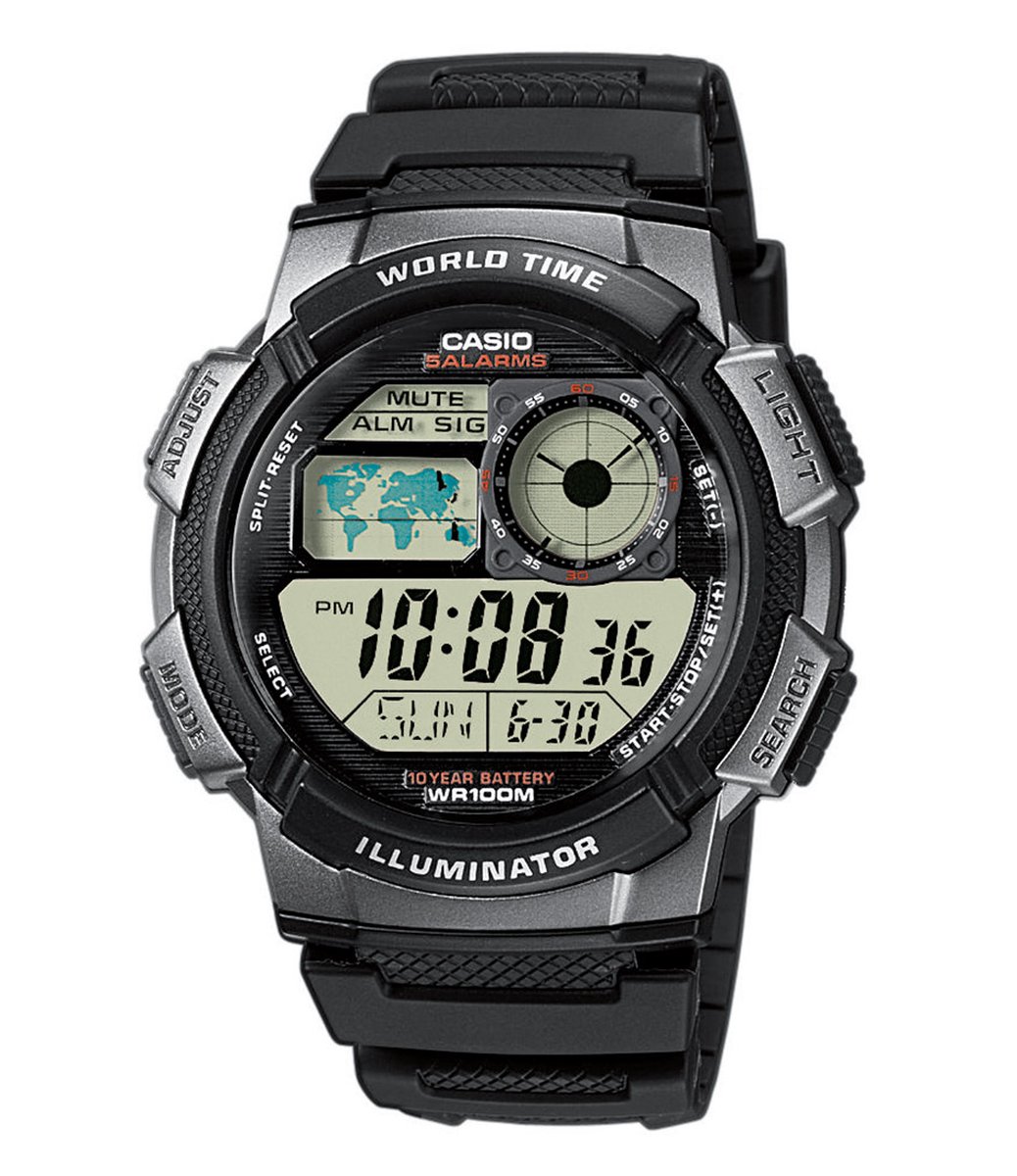 Casio Collection AE-1000W-1BVEF Herenhorloge 43,7 mm - Zwart