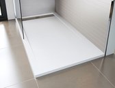 Sol de douche en pierre composite Veroni Elite 120x80x3cm Blanc