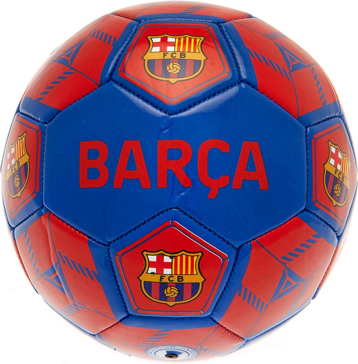 FC Barcelona voetbal HEX - maat 3 - blauw/rood