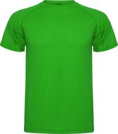 Varen groen kinder unisex sportshirt korte mouwen MonteCarlo merk Roly 16 jaar 164-176