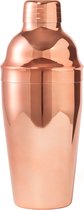 Cocktail shaker - 550 ml - Met veiligheidsslot - met doseerdop - RVS - koper - Moederdag cadeautje