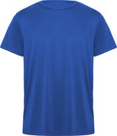 Kobalt Blauw unisex unisex sportshirt korte mouwen Daytona merk Roly maat M