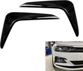 VW Polo AW 2018 Onward Spoiler Canard Wing Séparateur de pare-chocs avant Garniture Canards Tuning Tdi Tsi