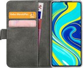 Mobilize Classic Gelly Wallet Telefoonhoesje geschikt voor Xiaomi Redmi Note 9S/9 Pro Hoesje Bookcase Portemonnee - Zwart